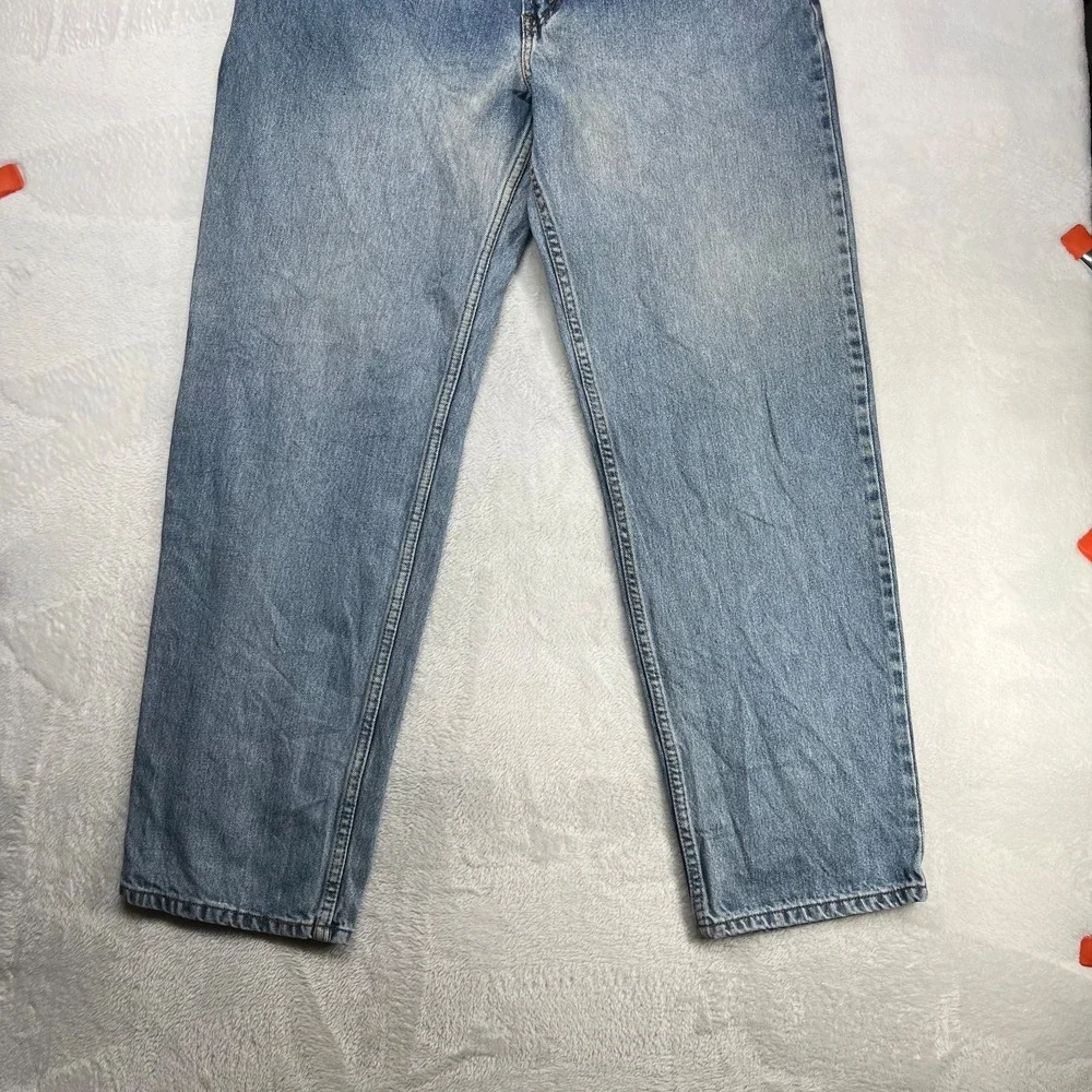 Levi's 550 Relaxed‎ Fit Straight Jeans Men's Blue Denim Mid Rise Classic - 37X32